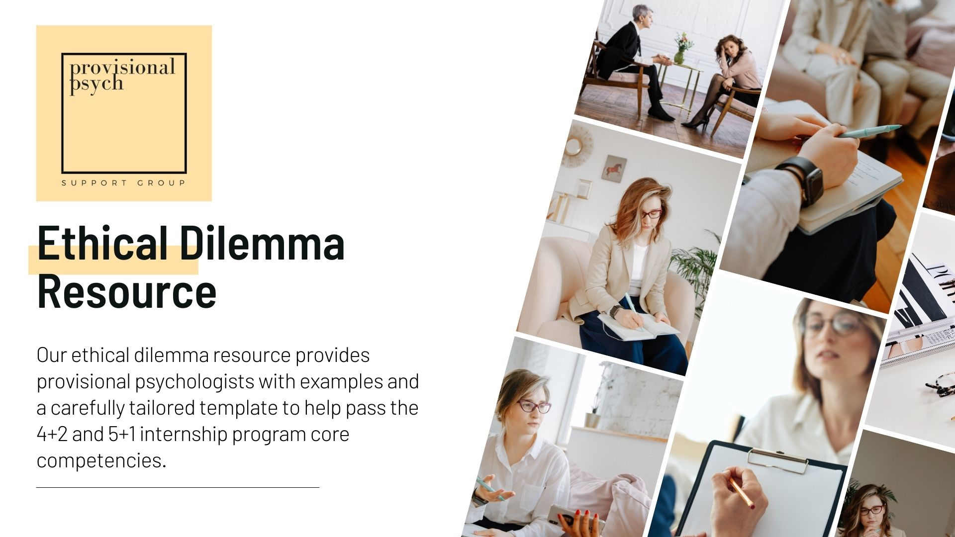 Ethical Dilemma Core Competency Provisional Psychologist
